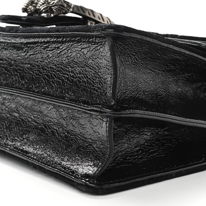 Gucci Velvet GG Monogram Small Dionysus Shoulder Bag Black 10 of 10
