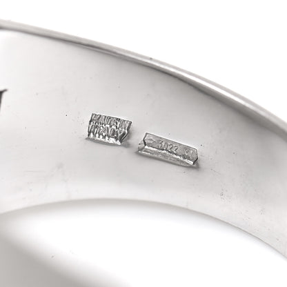 Bulgari 18K White Gold Dome Ring 49 4.75 7 of 7