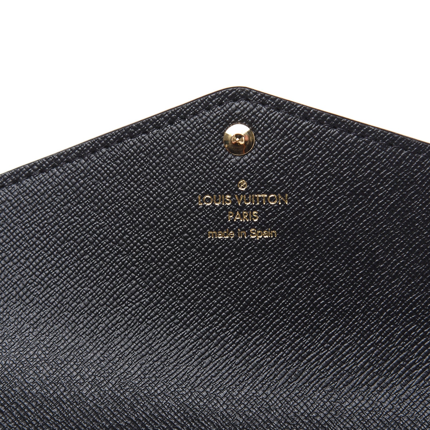 Louis Vuitton Monogram Giant Jungle Sarah Wallet Black 6 of 8