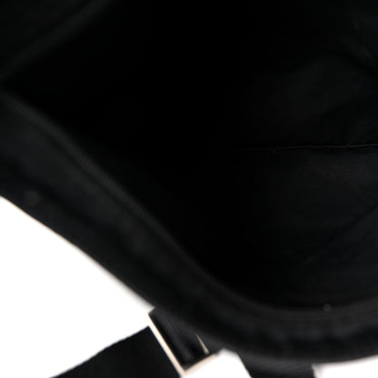Prada Nylon Vela Flat Messenger Bag Black 5 of 9