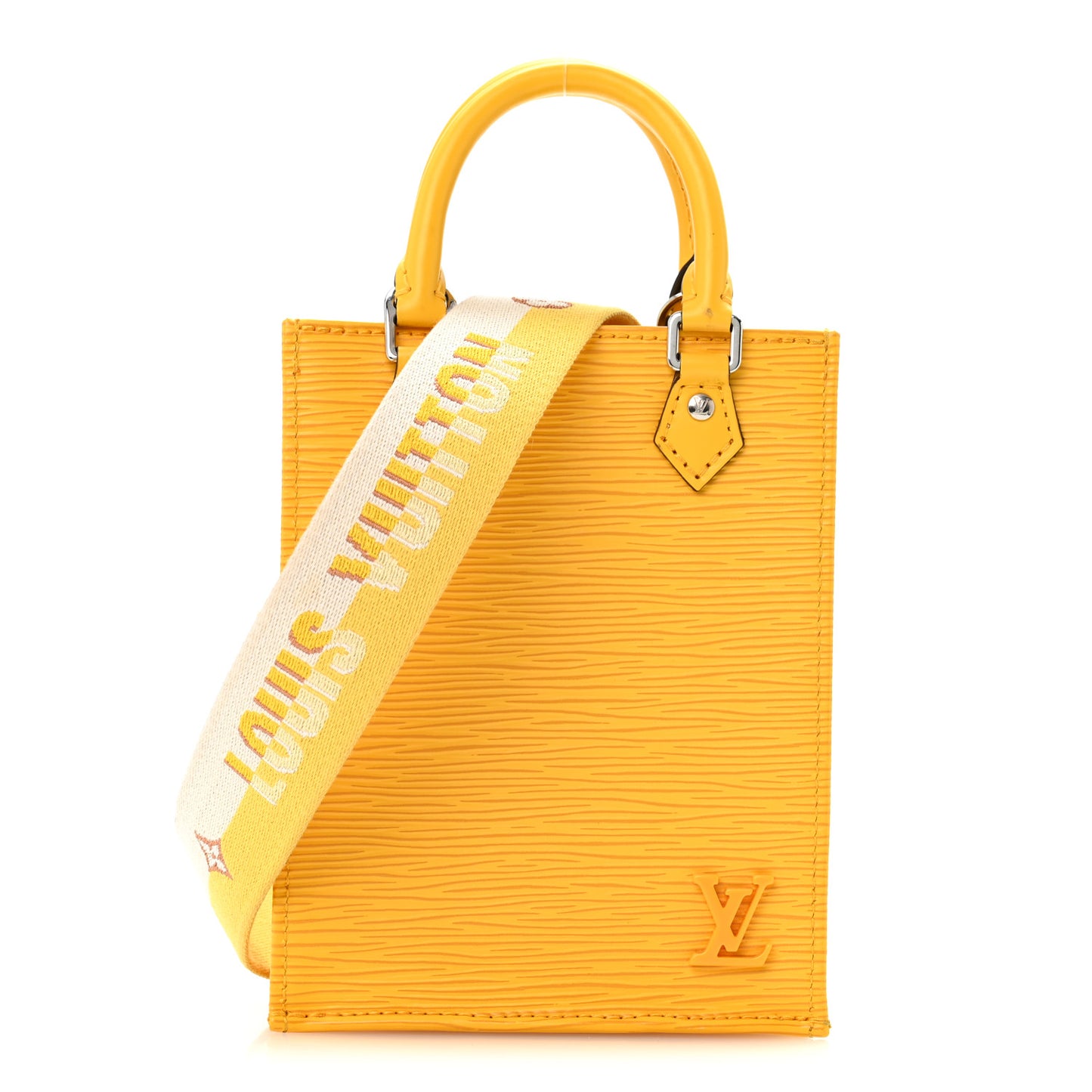 Epi Jacquard Petit Sac Plat Sunflower
