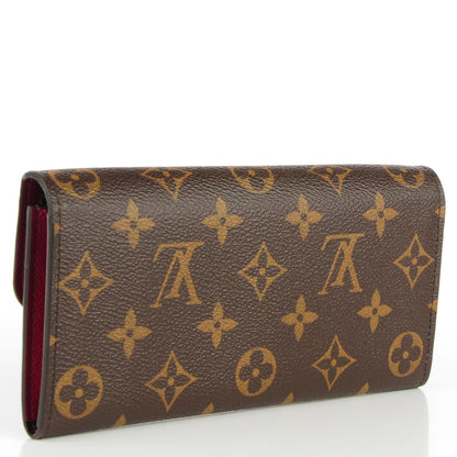 Louis Vuitton Monogram Emilie Wallet Fuchsia 3 of 7