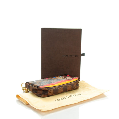 Louis Vuitton Damier Ebene 2015 Christmas Animation Mini Pochette Accessories 4 of 7