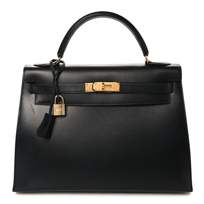 Hermes Box Kelly Sellier 32 Black 2 of 37