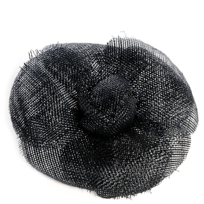 Chanel Camellia Flower Brooch Black 1 of 5