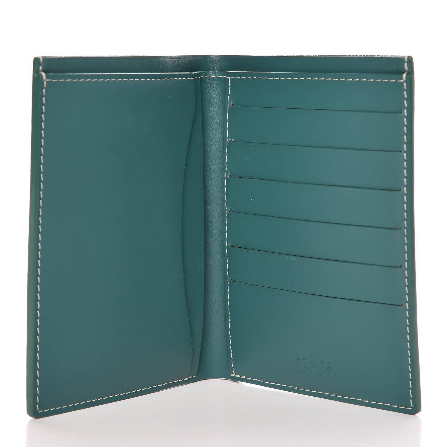 Goyard Goyardine Moliere Wallet Green 5 of 7