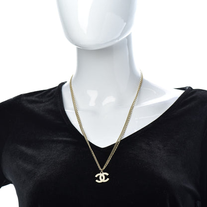 Chanel Double Chain CC Necklace Gold 2 of 5
