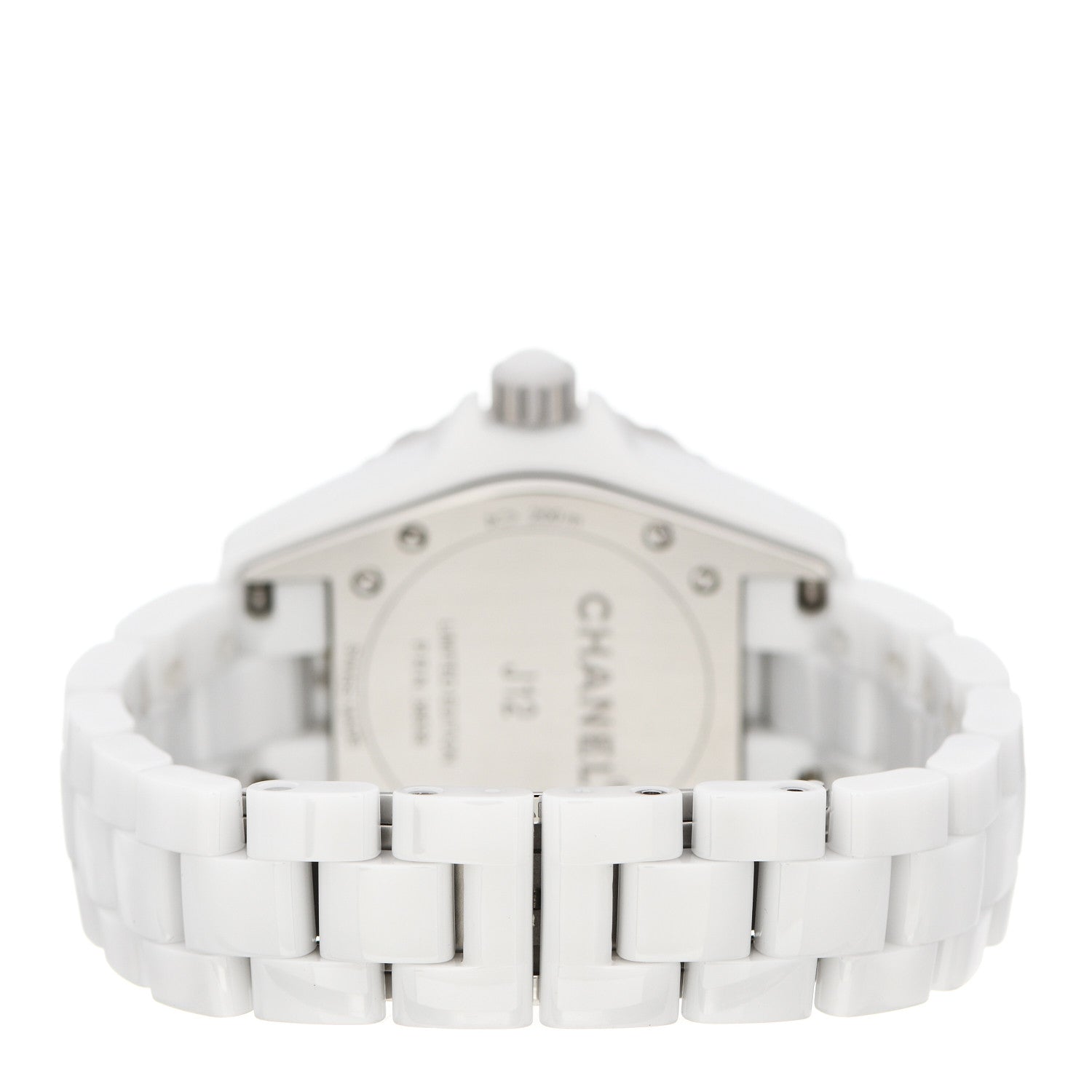 Chanel Stainless Steel Ceramic 33mm J12 Quartz Watch Pink 3 of 5