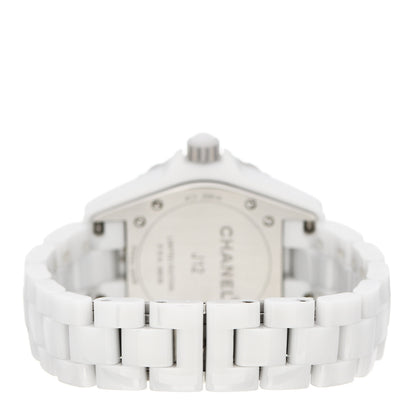Chanel Stainless Steel Ceramic 33mm J12 Quartz Watch Pink 3 of 5