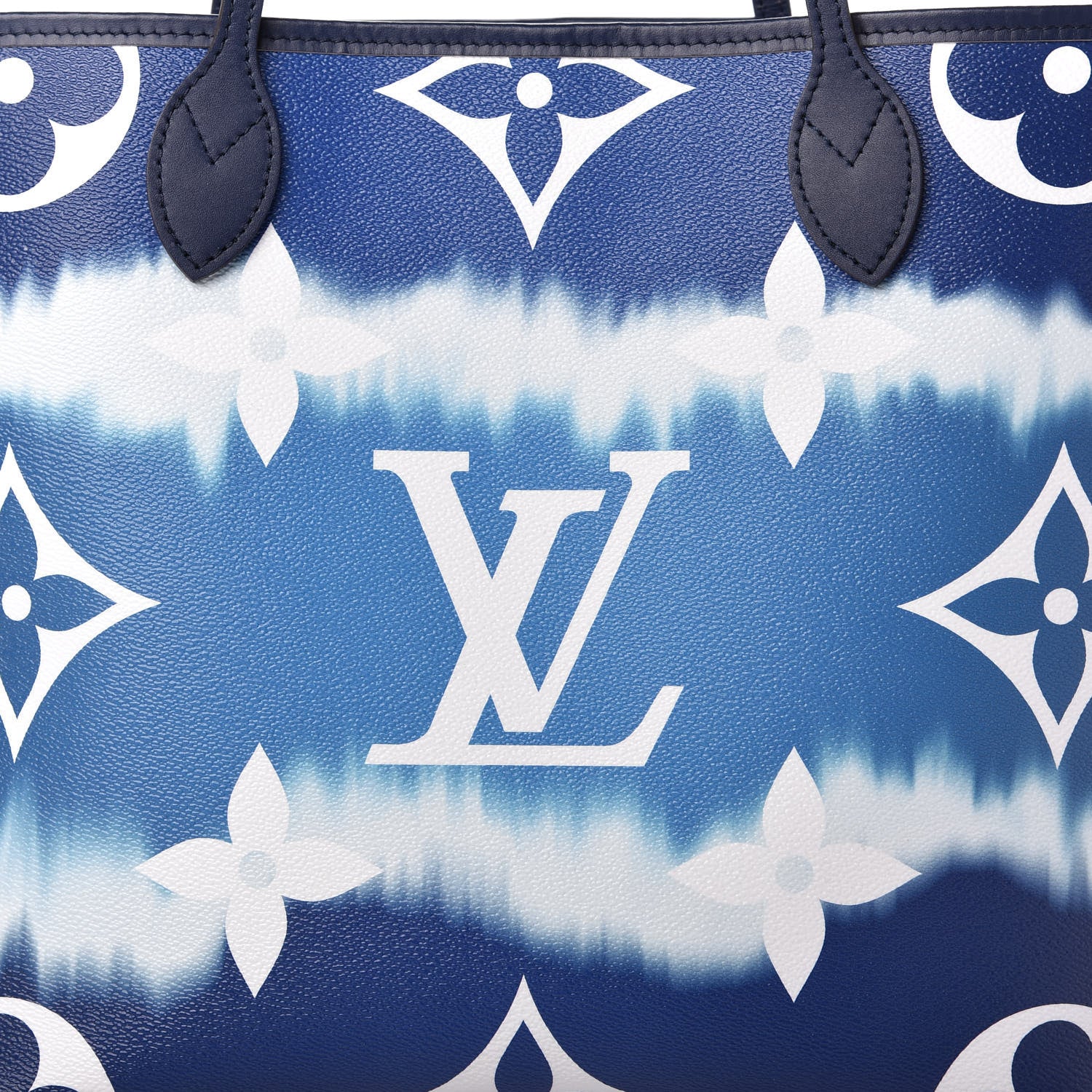 Louis Vuitton Monogram Escale Neverfull MM Blue 10 of 10