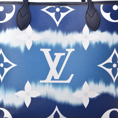 Louis Vuitton Monogram Escale Neverfull MM Blue 10 of 10