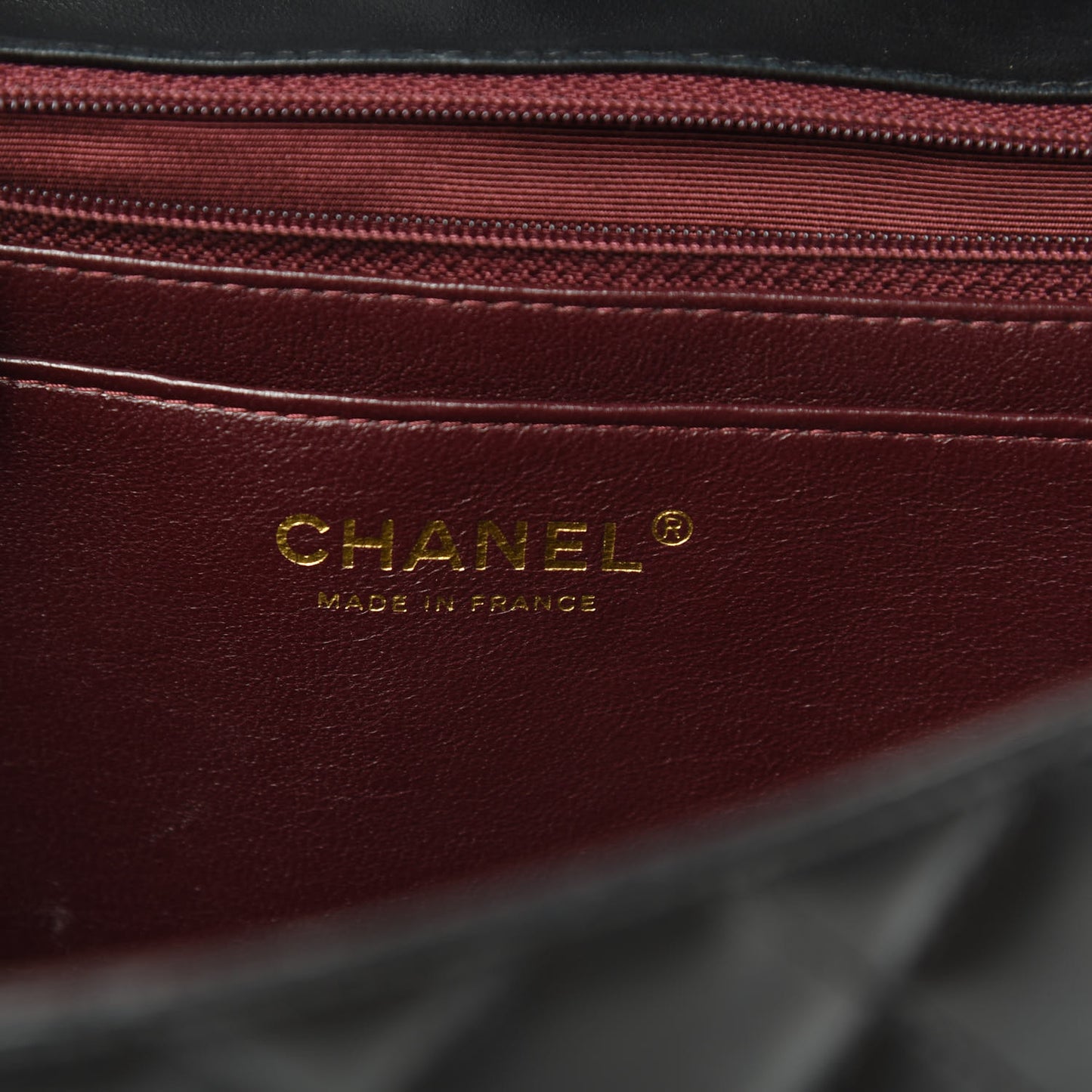 Lambskin Quilted Jumbo Single Flap Black