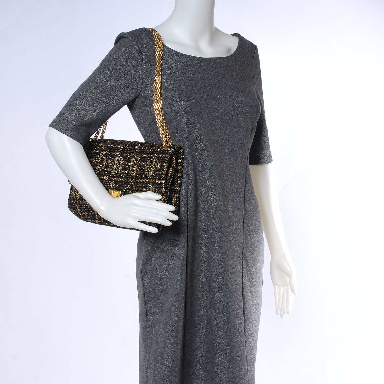 Chanel Tweed Paris Byzance 2.55 Reissue 226 Flap 2 of 7