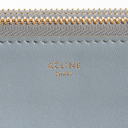 Celine Lambskin Large Trio Crossbody Bag Slate 6 of 8