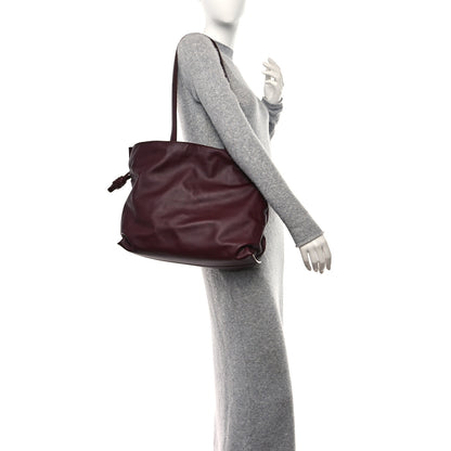 Loewe Calfskin Large Flamenco Knot Bag Dark Burgundy 2 of 10