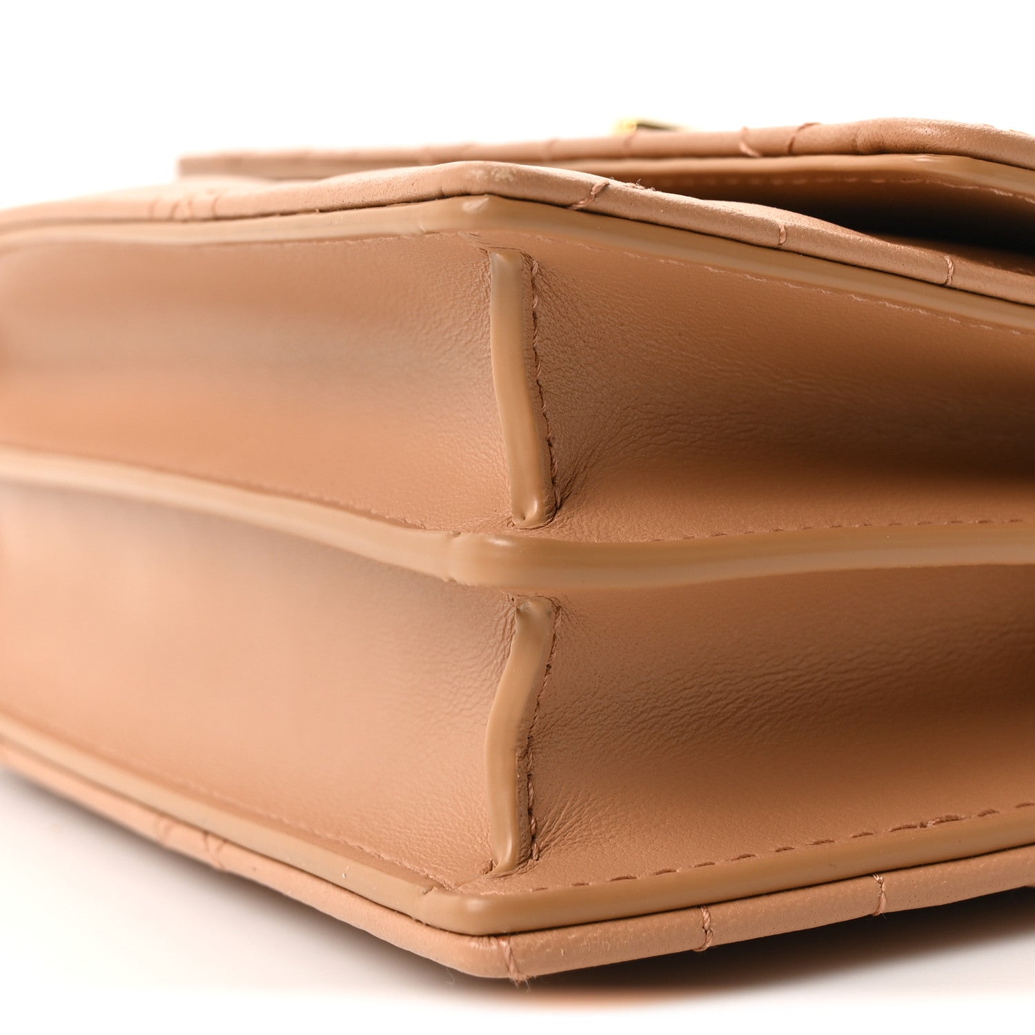 Christian Dior Lambskin Macrocannage Mini Miss Caro Bag Tan 10 of 10