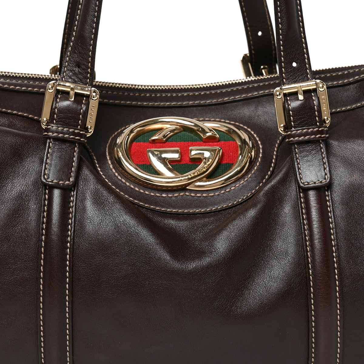 Calfskin Medium Britt Boston  Brown