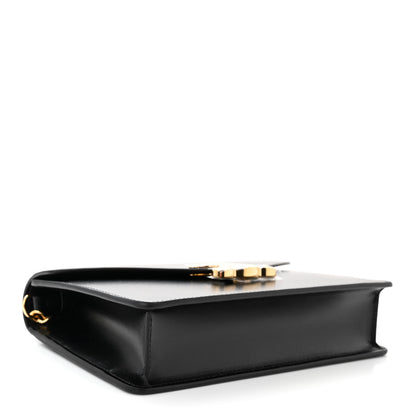 Celine Shiny Calfskin Triomphe Margo Wallet on Chain Black 4 of 11