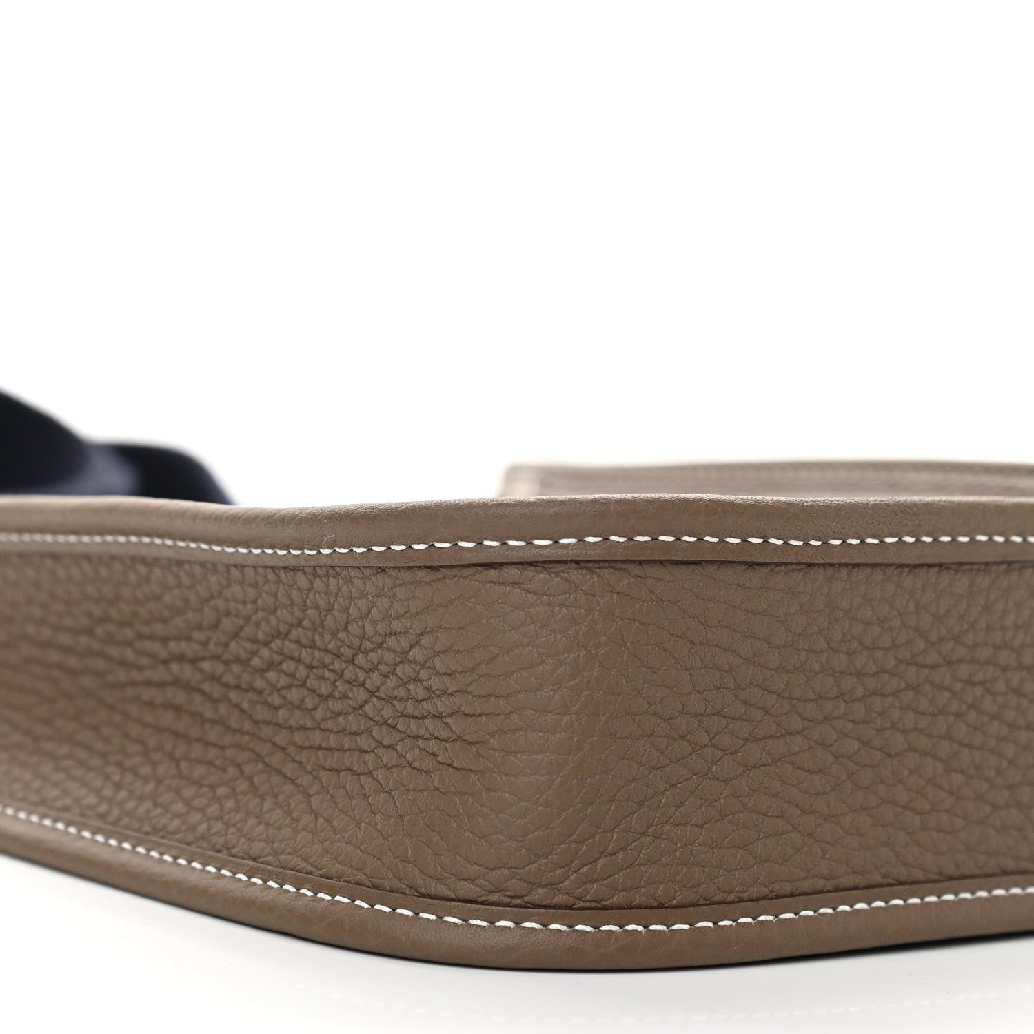 Hermes Taurillon Clemence Amazone Evelyne TPM Etoupe Bleu Indigo 9 of 11