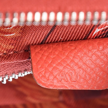 Hermes Epsom Silk'In Wallet Rose Jaipur 7 of 7