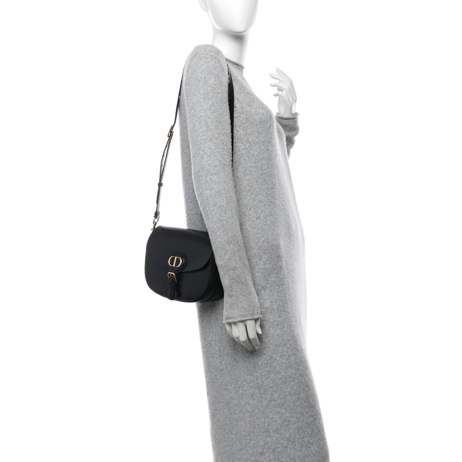 Christian Dior Box Calfskin Medium Bobby Flap Black 2 of 10