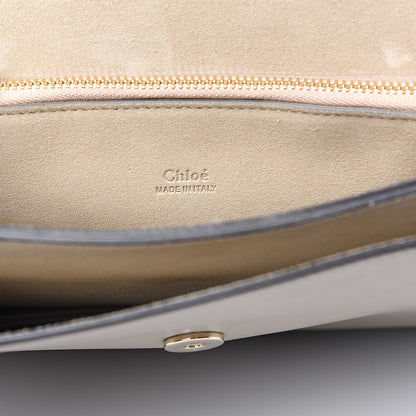 Chloe Calfskin Suede Medium Faye Shoulder Bag Motty Grey 7 of 10