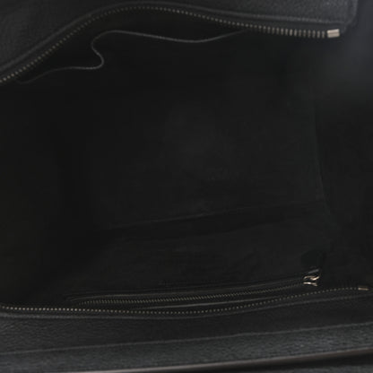 Celine Drummed Calfskin Mini Luggage Black 5 of 9