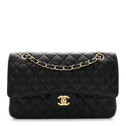 Chanel Caviar Quilted Medium Double Flap Black 1 of 10