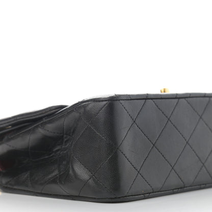 Chanel Lambskin Quilted Small Double Flap Black 10 of 15