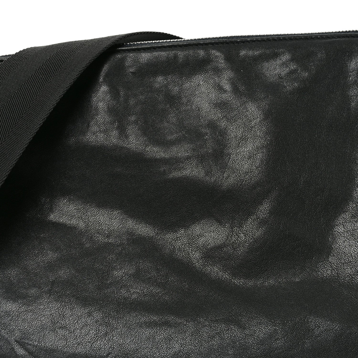 Burberry Lambskin Large Shield Messenger Bag Slate 7 of 9