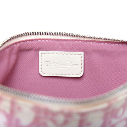 Christian Dior Monogram Mini Saddle Pochette Pink 9 of 20