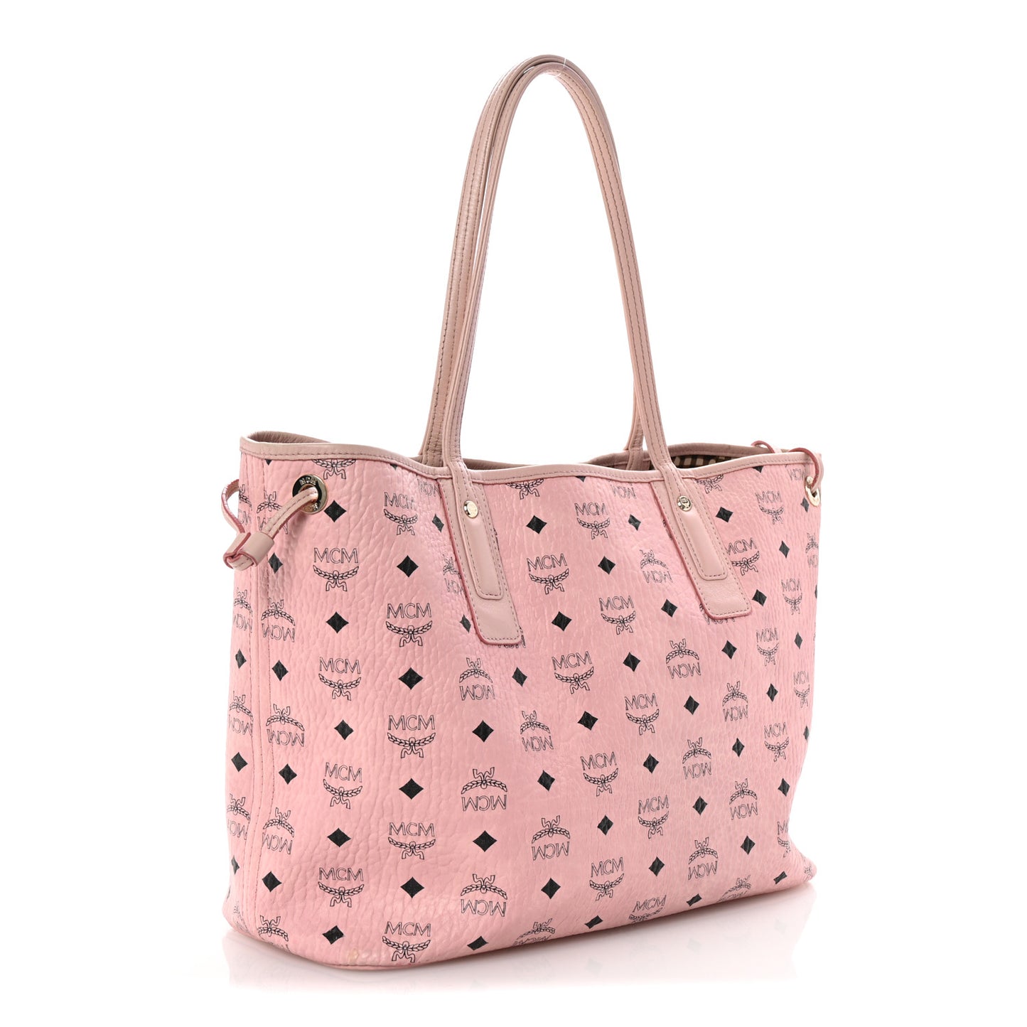 Visetos Medium Liz Reversible Shopper Tote Soft Pink