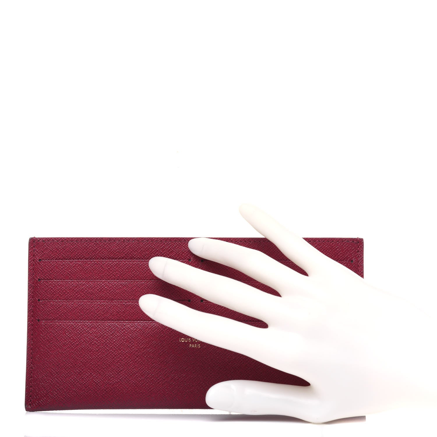 Louis Vuitton Calfskin Felicie Card Holder Insert Fuchsia 2 of 8