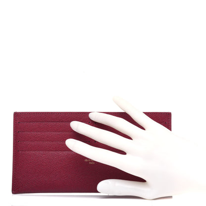 Louis Vuitton Calfskin Felicie Card Holder Insert Fuchsia 2 of 8