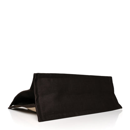 Saint Laurent Linen Calfskin Rive Gauche Tote Natural 4 of 9
