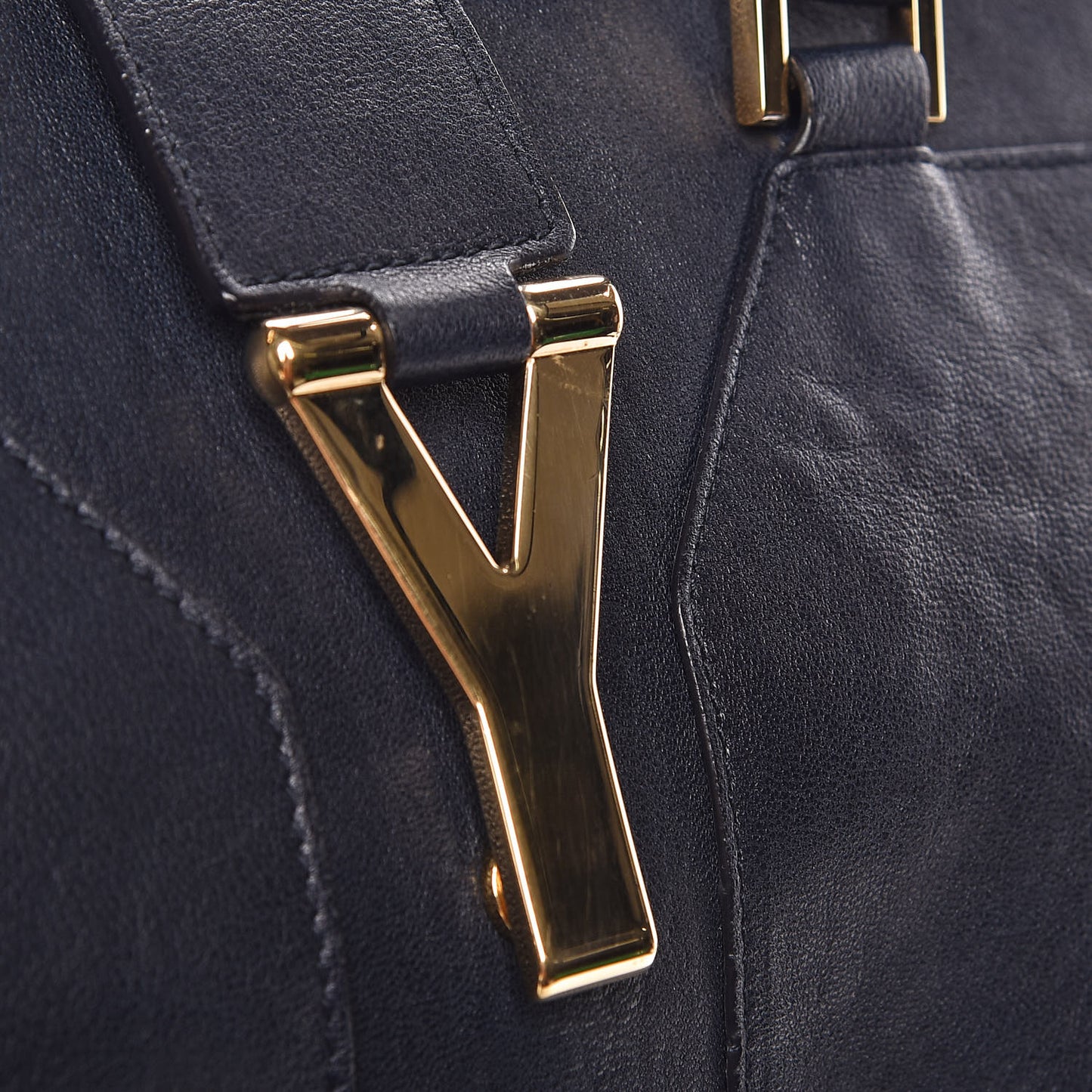 Sheepskin Medium Cabas ChYc Navy