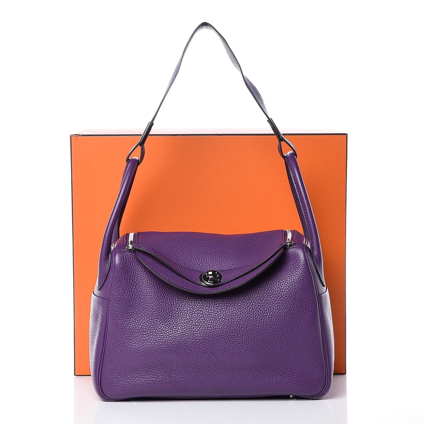 Taurillon Clemence Eclat Lindy 30 Ultraviolet Bleu Obscur