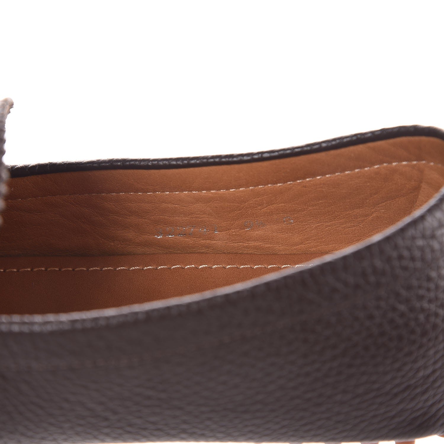 Gucci Calfskin Web Mens Horsebit Driver Loafers 9.5 Cocoa 9 of 13