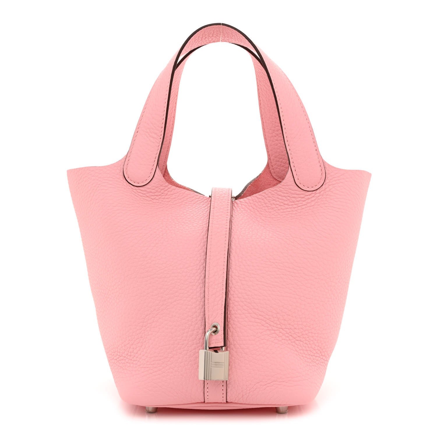 Hermes Taurillon Clemence Picotin Lock 18 PM Rose Sakura 1 of 10
