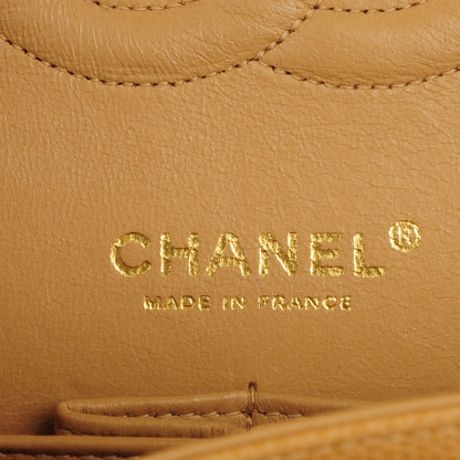 Chanel Caviar Quilted Medium Double Flap Beige 6 of 9