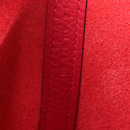 Hermes Taurillon Clemence Swift Eclat Picotin Lock 18 PM Framboise Rouge Sellier 7 of 13