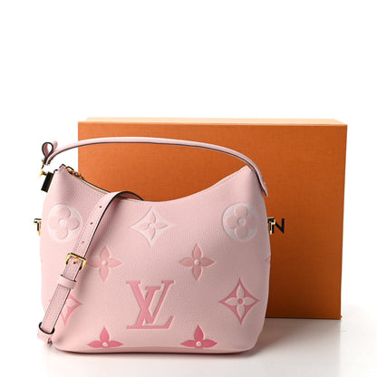 Louis Vuitton Empreinte Monogram Giant By The Pool Marshmallow Hobo PM Bouton De Rose 10 of 10