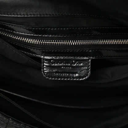 Christian Dior Patent Cannage New Lock Flap Black 6 of 9
