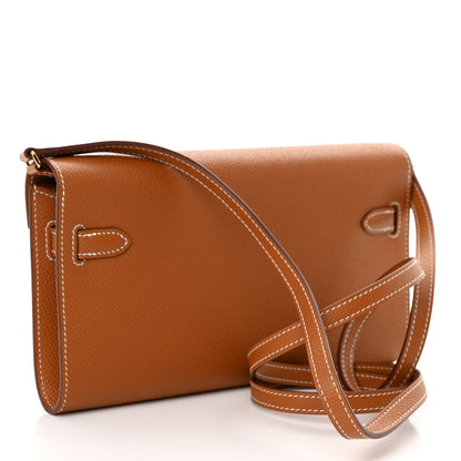 Hermes Epsom Kelly Wallet To Go Gold 3 of 10