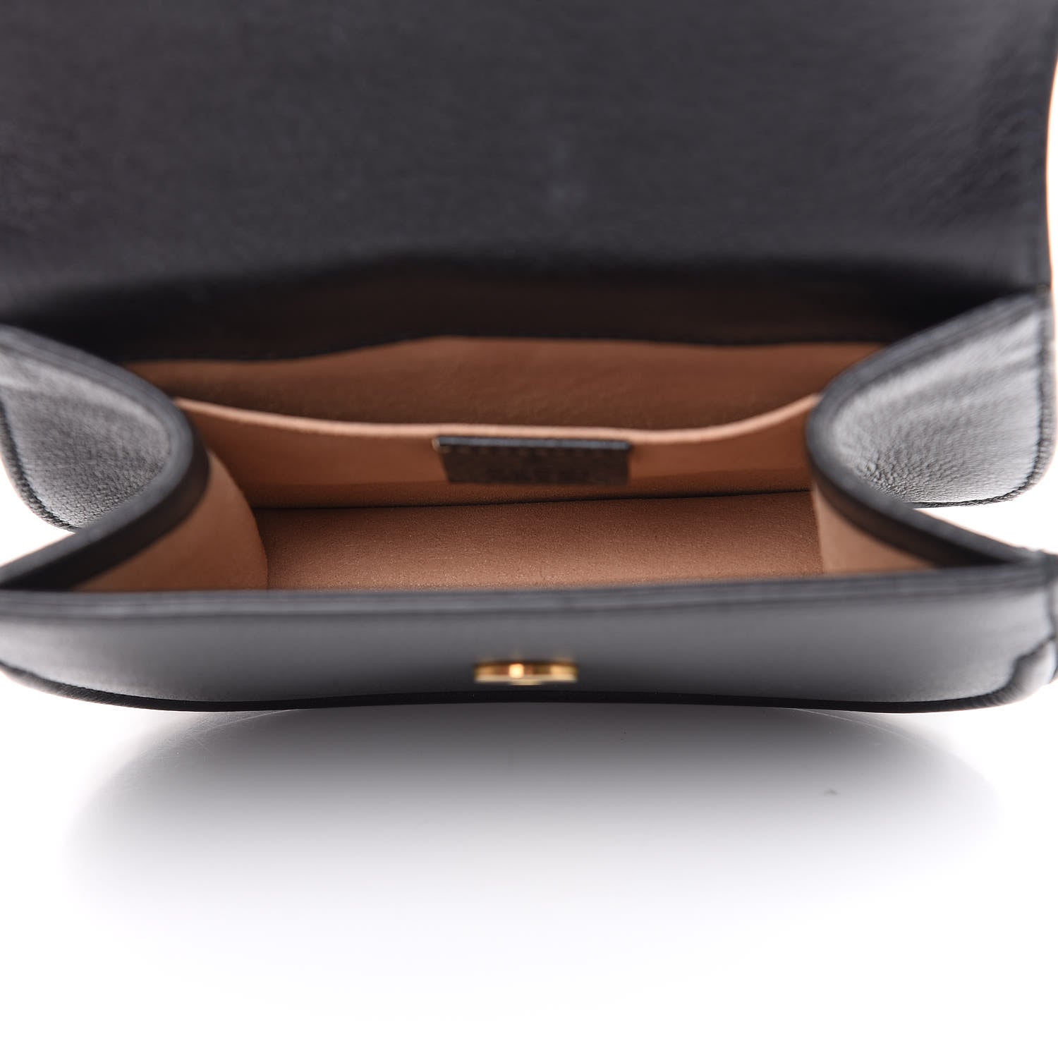 Gucci Calfskin Web Crystal Butterfly Stripe Small Totem Shoulder Bag Black 7 of 14