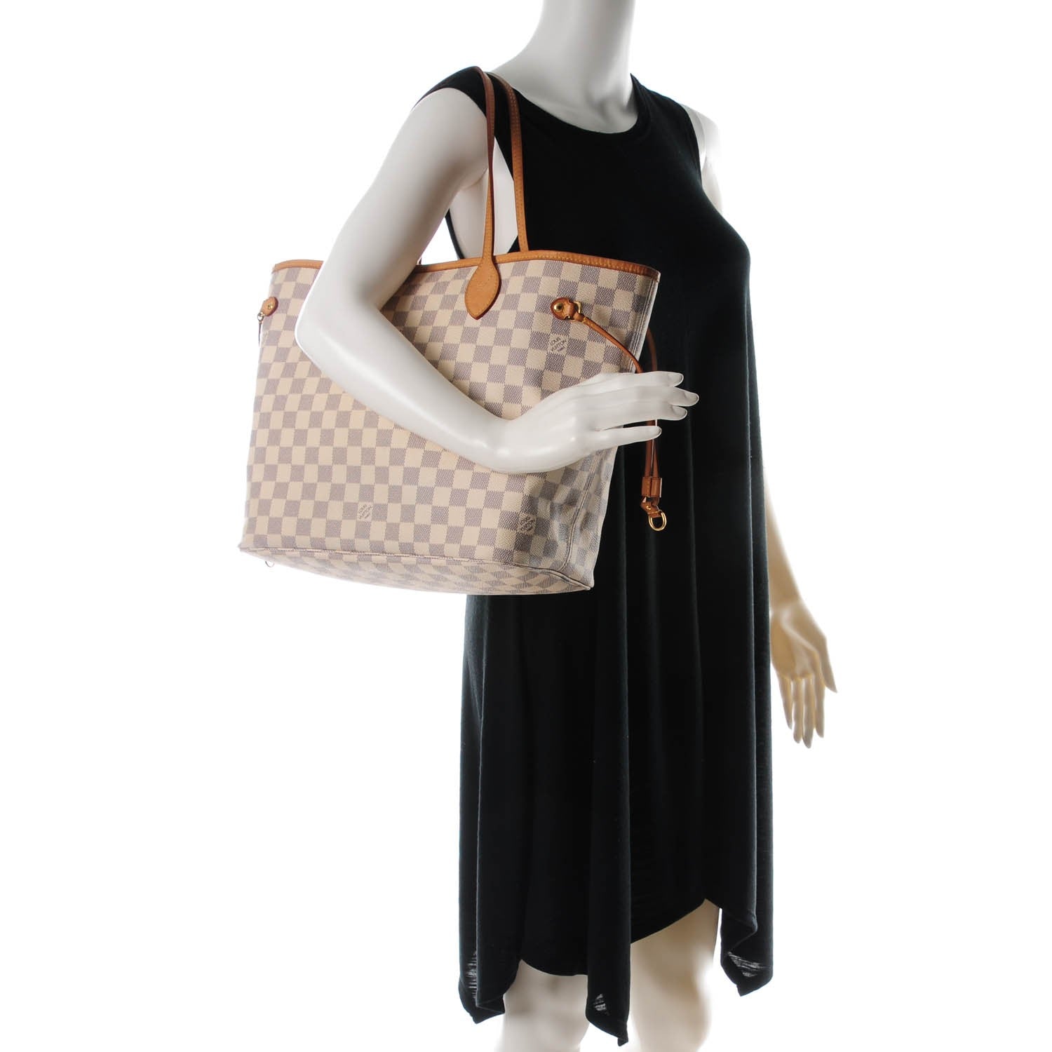 Louis Vuitton Damier Azur Neverfull MM 2 of 12