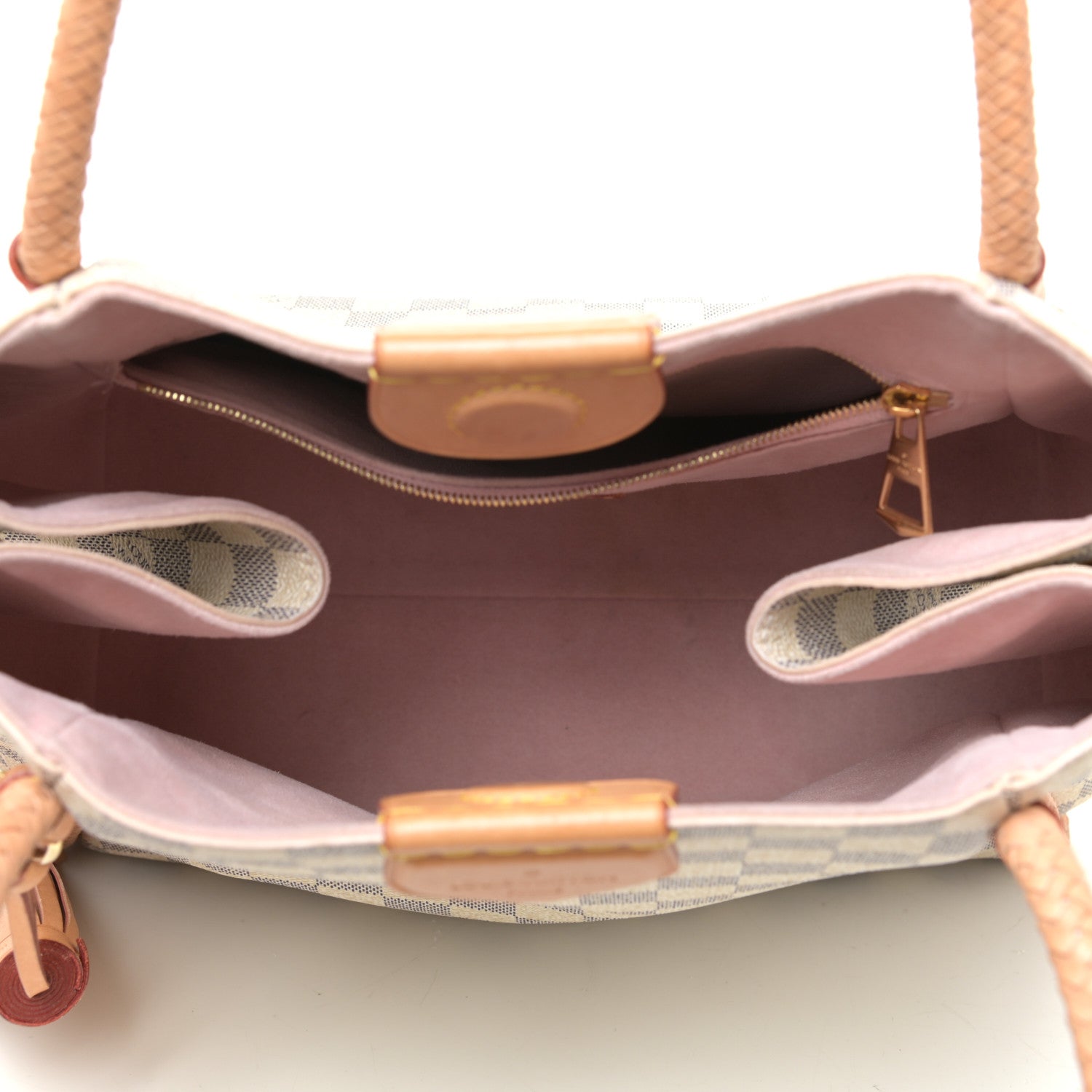 Louis Vuitton Damier Azur Propriano Rose Ballerine 7 of 9