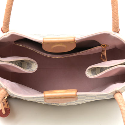 Louis Vuitton Damier Azur Propriano Rose Ballerine 7 of 9