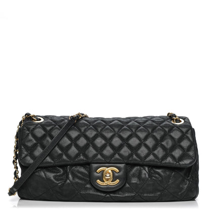 Chanel Iridescent Calfskin Large Chic Quilt Flap Black 1 of 7