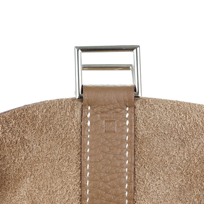 Hermes Taurillon Clemence Picotin 26 GM Etoupe 7 of 7